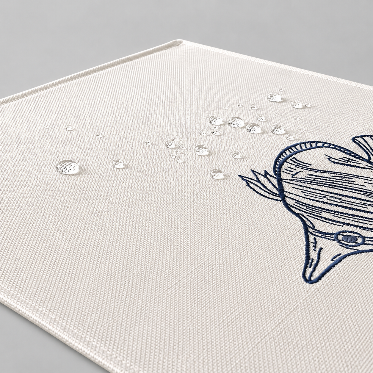 Nakışlı Balık Desenli Outdoor Dokuma Runner